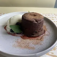 Volcán de chocolate